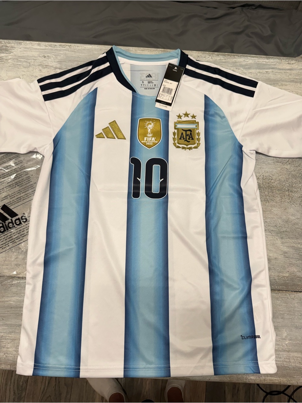 adidas Argentina Home Jersey 2026 World Cup #10 Messi - Picture 1 of 3